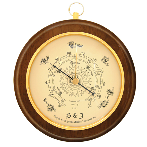 Decorative 8.5" Round Barometer Pryde Industrial Inc.