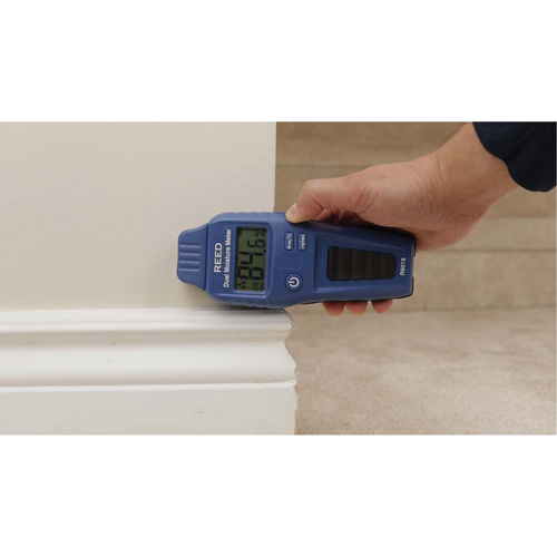 Dual Moisture Meter, 0 - 80% Moisture Range, 41°- 113° F ( 5° - 45° C ) Temperature Range Pryde Industrial Inc.