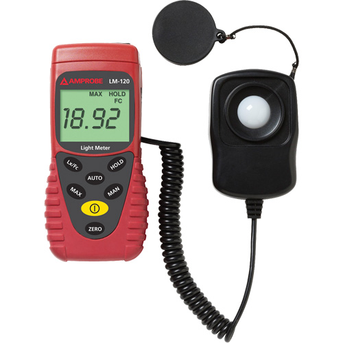 LM-120 Light Meter with Auto Ranging Pryde Industrial Inc.