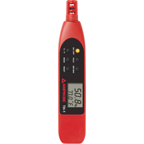 TH-1 Relative Humidity & Temperature Probe Meter, 4% - 95% RH, -4°- 122° F ( -20° - 50° C ) Pryde Industrial Inc.