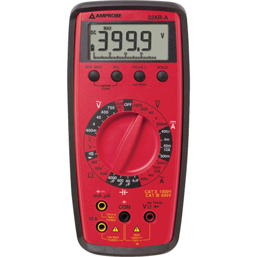 Multim&egrave;tre num&eacute;rique 33XR-A, Tension c.a./c.c., Courant c.a./c.c. Pryde Industrial Inc.