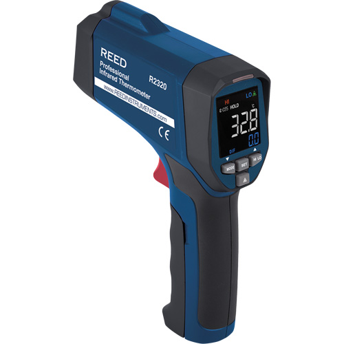 Thermom&egrave;tre &agrave; infrarouge professionnel, -26 - 1472° F ( -32 - 800° C ), 30:1, &eacute;missivit&eacute; Ajustable Pryde Industrial Inc.