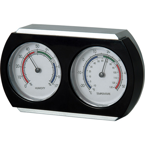 Indoor Thermometer/Hygrometer, 10°- 130° F ( -25° - 55° C ) Pryde Industrial Inc.