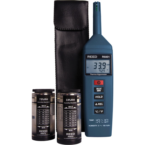 Thermo-Hygrometer Kit, 0% - 100% RH, -4°- 140° F ( -20° - 60° C ) Pryde Industrial Inc.