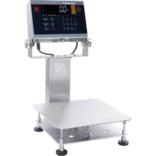 Balance d&eacute;tabli lavable 6000 Defender, Capacit&eacute; de 50 lb, 11-4/5" lo x 11-4/5" la Pryde Industrial Inc.