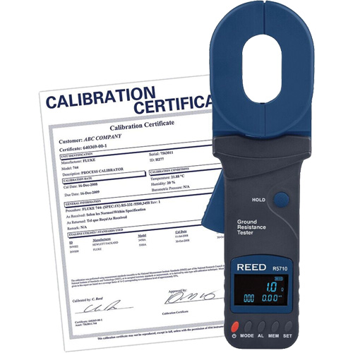 Clamp-On Ground Resistance Tester with Calibration Certificate Pryde Industrial Inc.