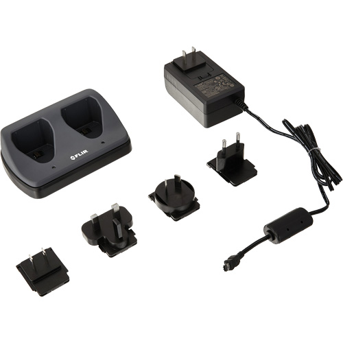 Chargeur de pile &agrave; 2 baies pour les s&eacute;ries T6xx et T1K Pryde Industrial Inc.