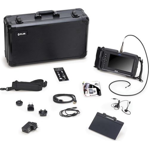 Trousse de vid&eacute;oscope haute performance avec sonde de cam&eacute;ra articul&eacute;e &agrave; quatre voies Pryde Industrial Inc.