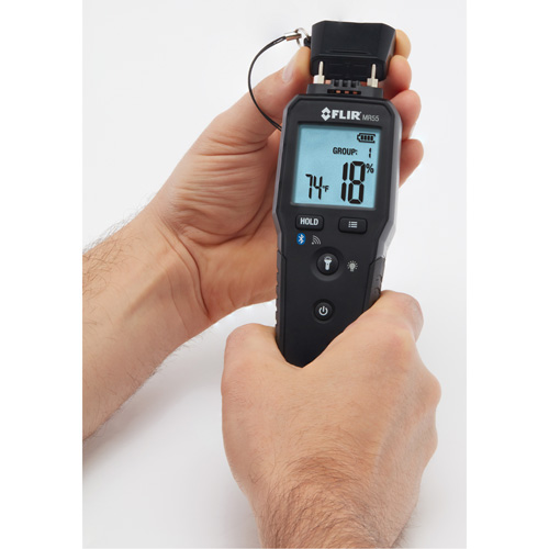 Pin Moisture Meter with Bluetooth&reg;, 1 - 99% Moisture Range Pryde Industrial Inc.