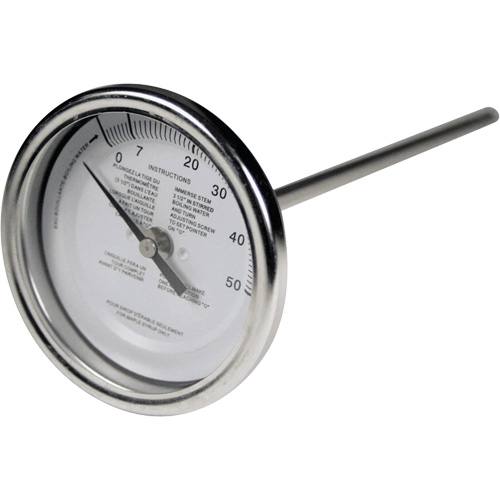 Thermom&egrave;tre &agrave; tige sirop d'&eacute;rable 5", Contact, Analogique Pryde Industrial Inc.