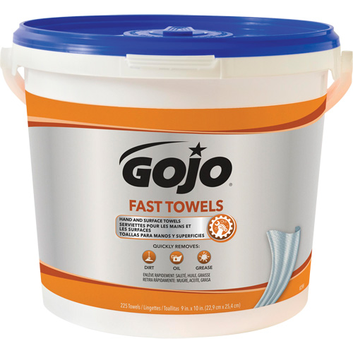 Serviettes nettoyantes Fast Wipes, 225 lingettes, 10" x 9" Pryde Industrial Inc.
