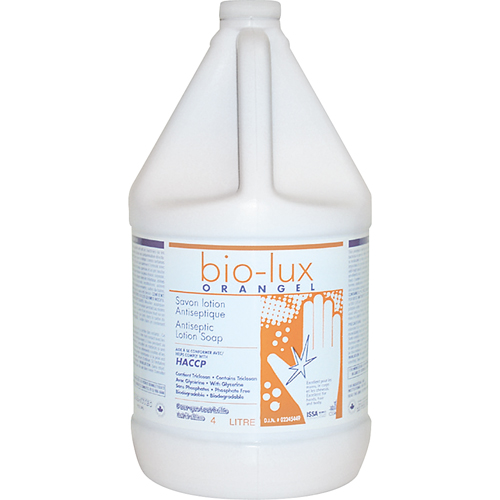 Bio-Lux Orangel Antiseptic Lotion Soap, Liquid, 4 L, Scented Pryde Industrial Inc.