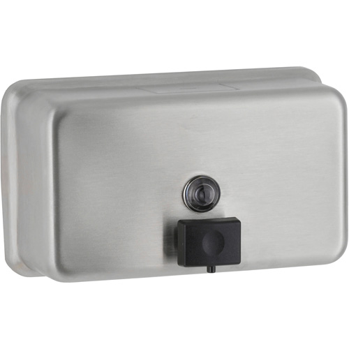 Surface-Mounted Horizontal Soap Dispenser, Push, 1200 ml Capacity Pryde Industrial Inc.
