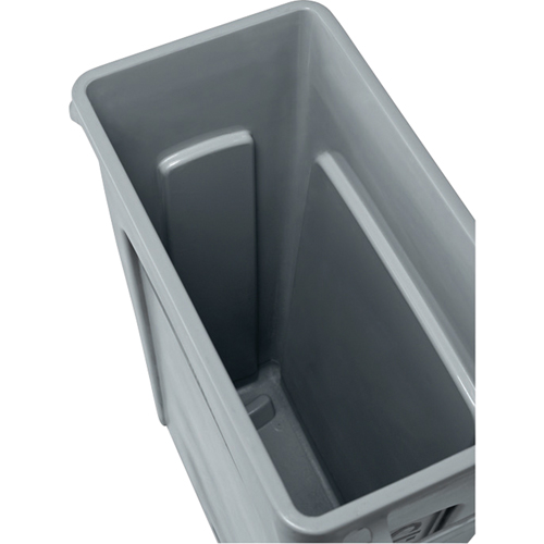 Slim Jim&reg; Container with Venting Channels, Plastic, 23 US gal. Pryde Industrial Inc.