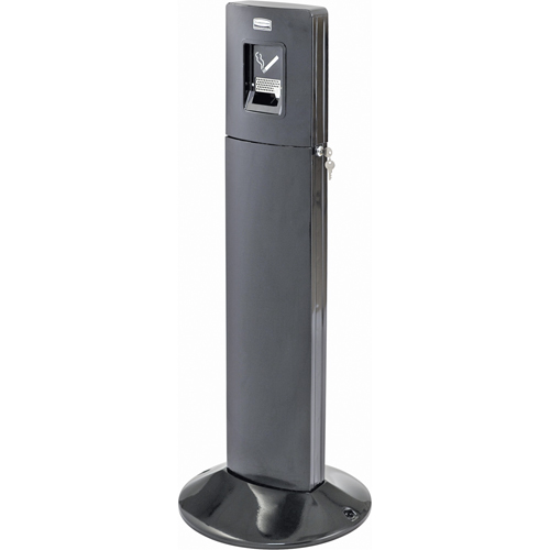 Stations pour fumeurs metropolitan, Sur pied, Acier inoxydable, Capacit&eacute; 1,6 gal. US, Hauteur 42-4/5" Pryde Industrial Inc.