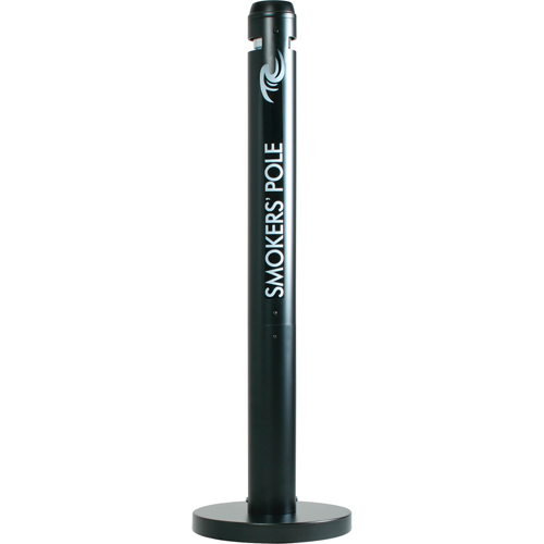 Smokers' Pole Cigarette Receptacle, Free-Standing, Aluminum, 41" Height Pryde Industrial Inc.