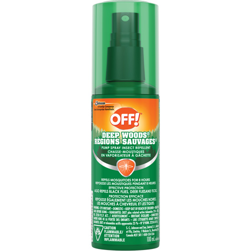 OFF! Deep Woods&reg; Insect Repellent, 25% DEET, Spray, 100 ml Pryde Industrial Inc.