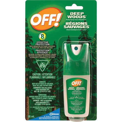 OFF! Deep Woods&reg; Insect Repellent, 25% DEET, Spray, 30 ml Pryde Industrial Inc.