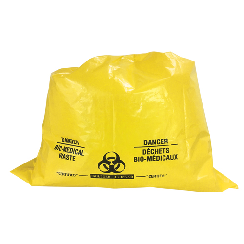 Sure-Guard Bio-Medical Waste Liners, Bio-Hazard, 29" L x 21-1/2" W, 2 mil Pryde Industrial Inc.