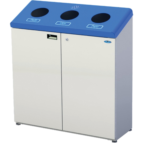 Stand Alone Recycling Stations, Bulk, Steel, 53.1 US Gal. Pryde Industrial Inc.