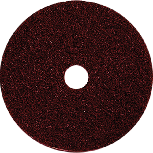 Floor Maintenance Pads, 17", Stripping, Brown Pryde Industrial Inc.