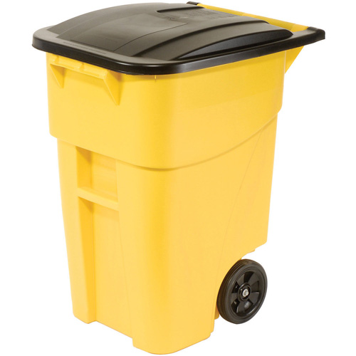 Contenant roulant BRUTE, Bord de rue, Plastique, 50 gal. US Pryde Industrial Inc.