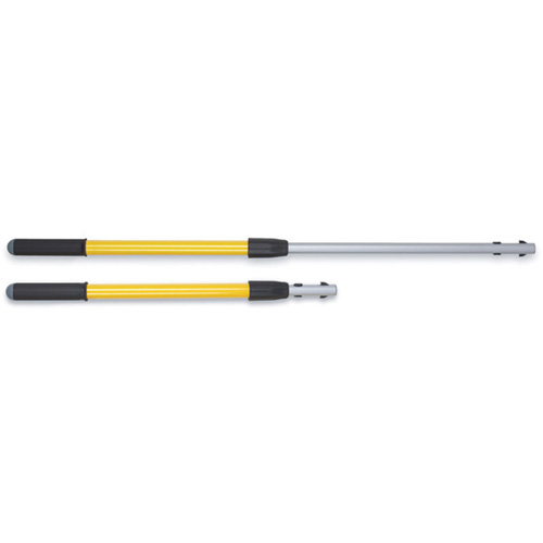 Hygen Quick Connect Short Handle, Aluminum, Quick-Connect Tip, 2" Diameter, 40" Length Pryde Industrial Inc.