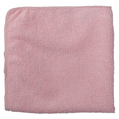 Chiffon de nettoyage pour travaux l&eacute;gers, Microfibre, Rouge Pryde Industrial Inc.