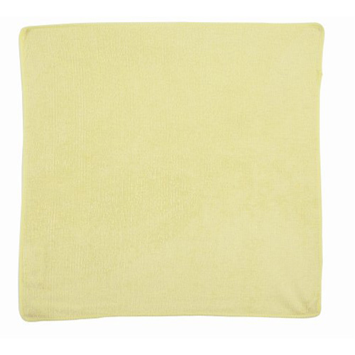 Chiffon de nettoyage pour travaux l&eacute;gers, Microfibre, Jaune Pryde Industrial Inc.