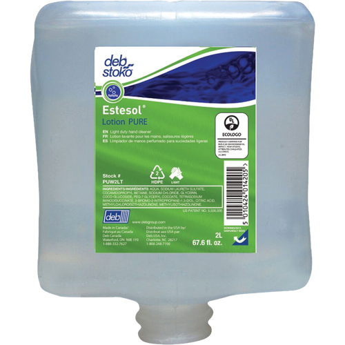 Estesol&reg; Pure Light-Duty Hand Cleaner, Cream, 2 L, Refill, Fresh Scent Pryde Industrial Inc.