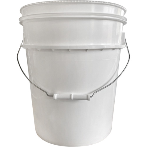 Seau avec couvercle, Plastique, 5,25 gal. Pryde Industrial Inc.