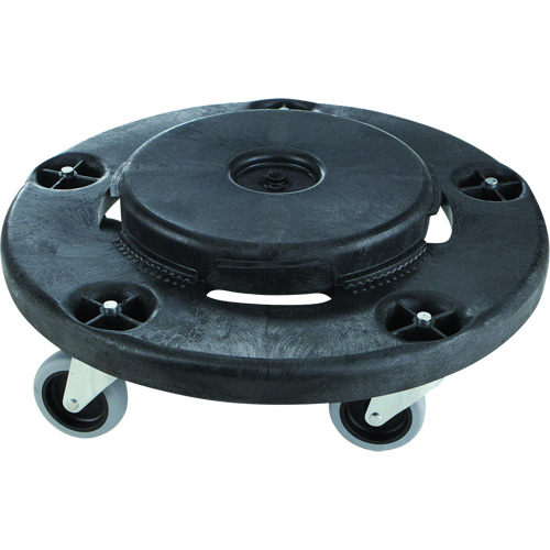 Socle roulant silencieux Brute, Poly&eacute;thyl&egrave;ne, Noir, Convient aux contenants 26-1/2" dia. Pryde Industrial Inc.