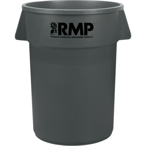Garbage Bin, Polyethylene, 44 US gal. Pryde Industrial Inc.