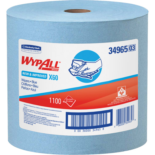 Chiffons X60, Tout usage, 13-1/2" lo x 12-1/2" la Pryde Industrial Inc.