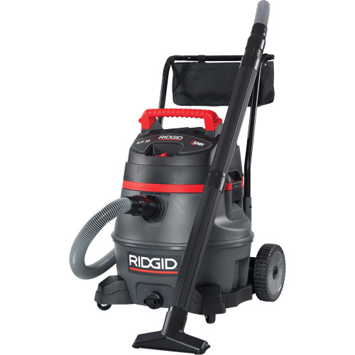 Aspirateur industriel avec chariot NXT, Secs-humides, 6 CV, 14 gal. US (53 litres) Pryde Industrial Inc.