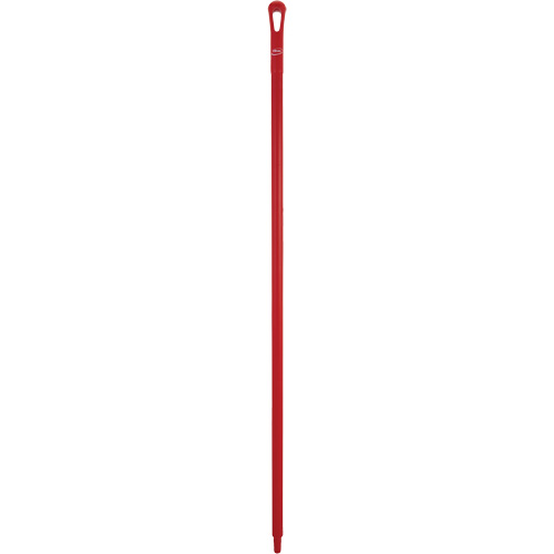 Manche ultra hygi&eacute;nique, Balai/Grattoir/Raclette, Rouge, Ergonomique, 59" lo Pryde Industrial Inc.