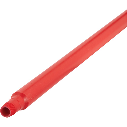 Manche ultra hygi&eacute;nique, Balai/Grattoir/Raclette, Rouge, Ergonomique, 59" lo Pryde Industrial Inc.