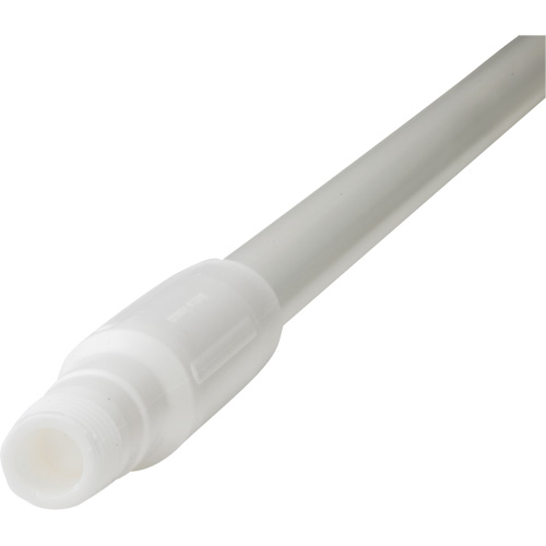 Handle, Broom/Scraper/Squeegee, White, Standard, 59" L Pryde Industrial Inc.