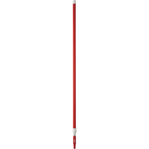 Manche de brosse pour plateforme, Brosse/Support &agrave; tampon, Rouge, T&eacute;lescopique, 62"-113" lo Pryde Industrial Inc.