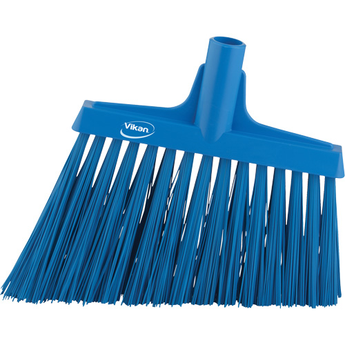 T&ecirc;te de balai oblique, Crins Extra-ferme, 12", Polyester, Bleu Pryde Industrial Inc.
