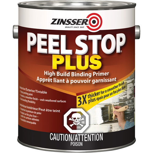 Peel Stop&reg; Plus High Build Binding Primer, 3.78 L, Gallon, White Pryde Industrial Inc.