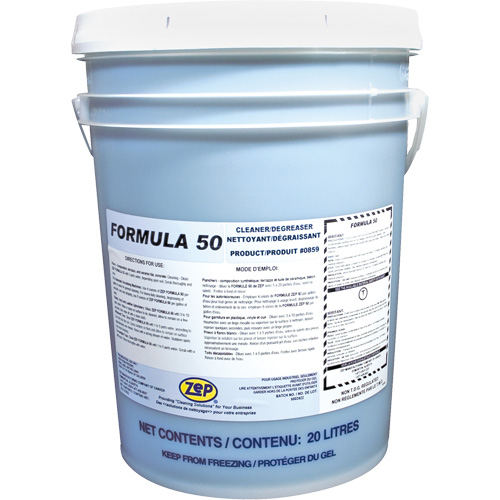Formula 50 Heavy-Duty Alkaline Cleaner, 20 L, Pail Pryde Industrial Inc.