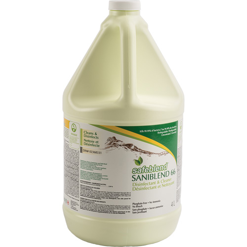 SaniBlend 66 Concentrated Disinfectant Cleaner, 4 L, Jug Pryde Industrial Inc.