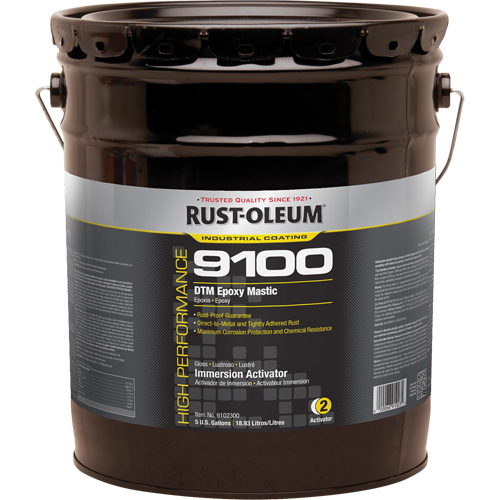 9100 System DTM Epoxy Mastic Immersion Activator, 5 gal., Pail Pryde Industrial Inc.