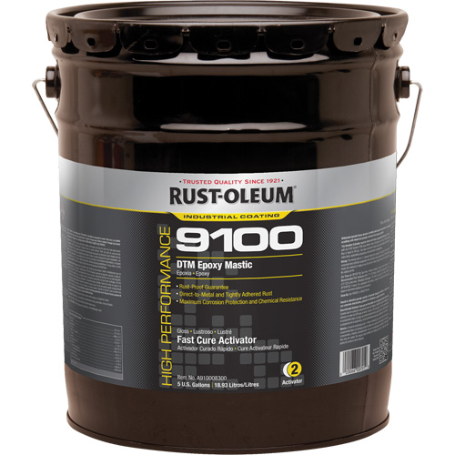 9100 System DTM Epoxy Mastic Fast Cure Activator, 5 gal., Pail Pryde Industrial Inc.