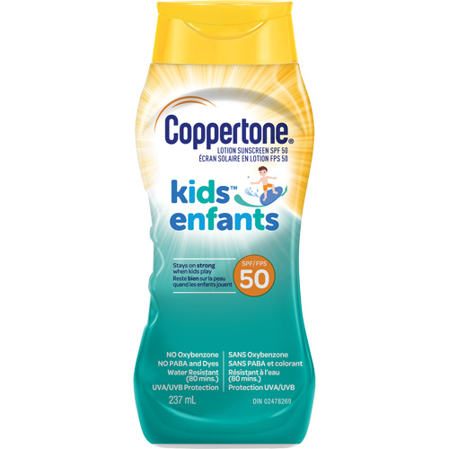 Kids Water Resistant Sunscreen, SPF 50, Lotion Pryde Industrial Inc.