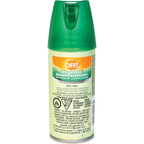OFF! Deep Woods&reg; Insect Repellent, 25% DEET, Spray, 100 ml Pryde Industrial Inc.