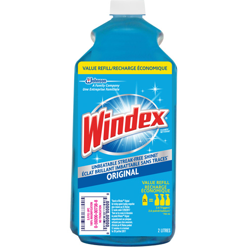 Recharge de nettoyant pour vitres Windex, 2 L, Bouteille Pryde Industrial Inc.