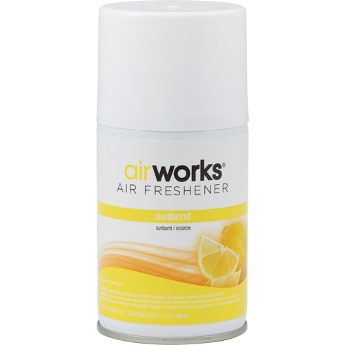 AirWorks&reg; Metered Air Fresheners, Sunburst, Aerosol Can Pryde Industrial Inc.