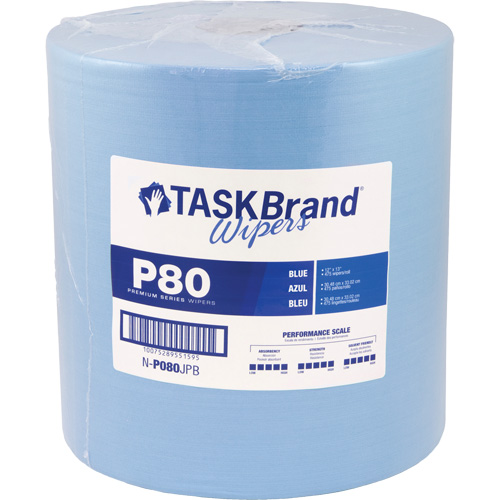 Chiffons de premi&egrave;re qualit&eacute; P80 TaskBrand, Robuste, 13" lo x 12" la Pryde Industrial Inc.